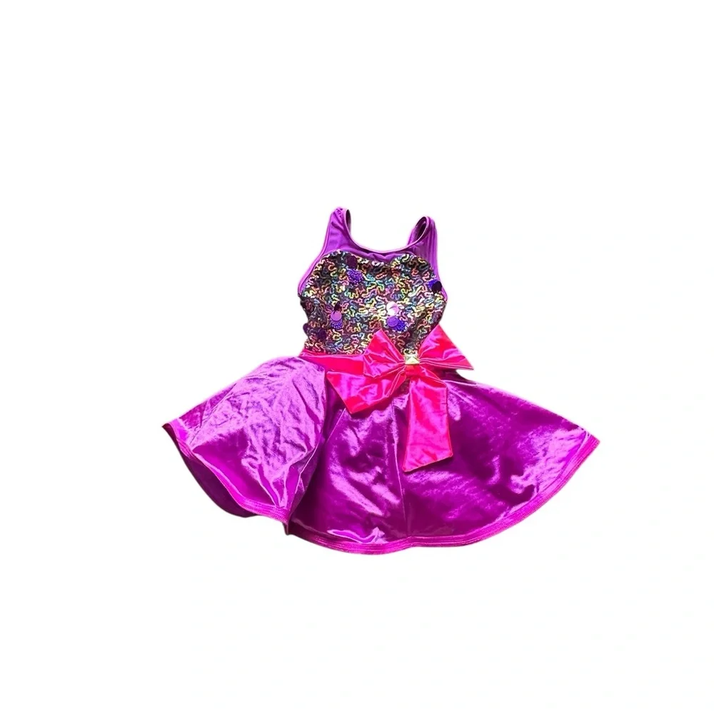 Weissman Pink and Purple Kids Dance Costume